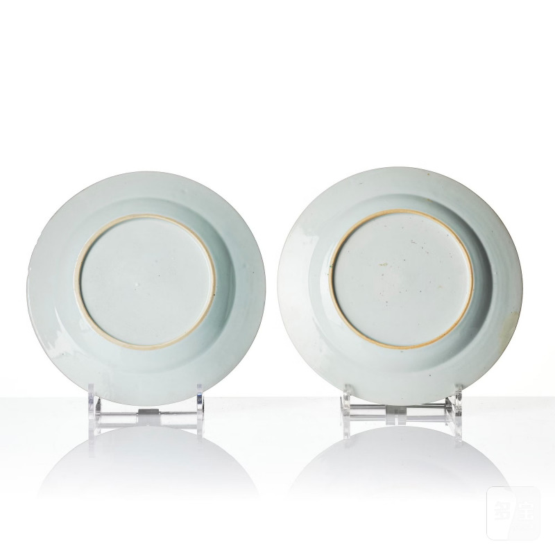 A set of 12 famille rose dishes, - 图13